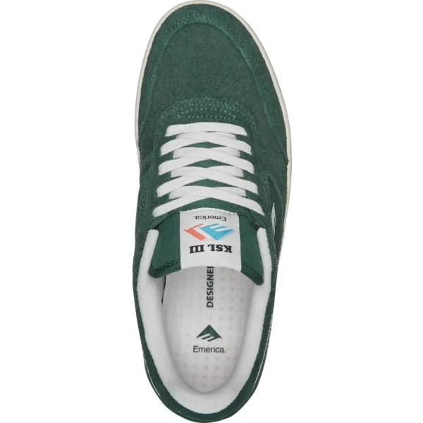 Emerica KSL III Hunter Green Mens Skate Shoes