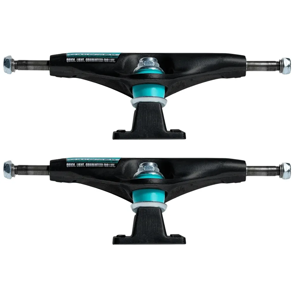 Thunder T-II Matte Black Set Of 2 Skateboard Trucks