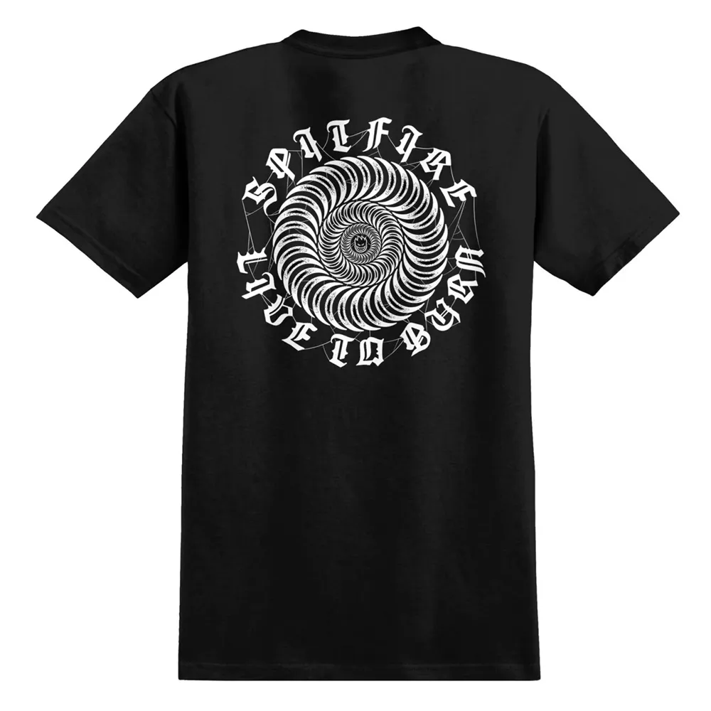 Spitfire Web Classic Black T-Shirt