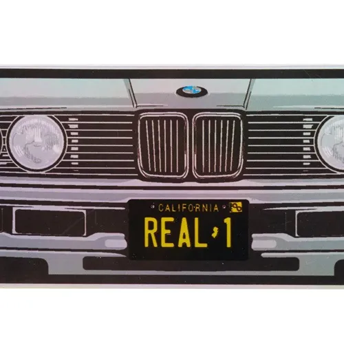 Real Grille Medium Skateboard Sticker