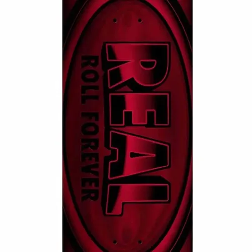 Real DBX Oval Red Foil 8.38 Skateboard Deck