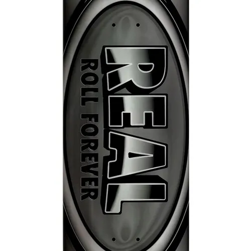 Real DBX Oval Silver Foil 8.5 Skateboard Deck