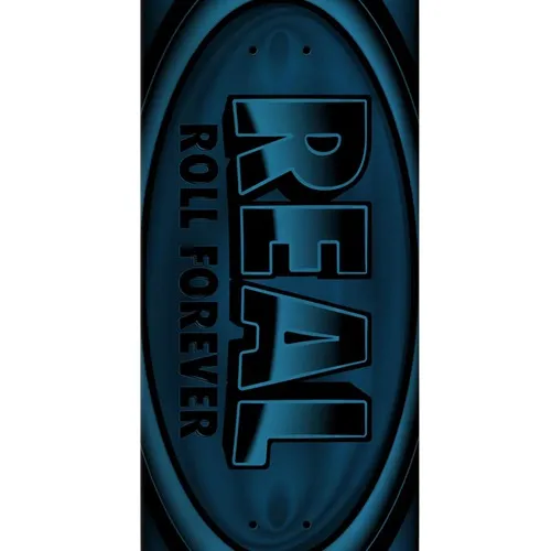 Real DBX Oval Blue Foil 8.5 Skateboard Deck