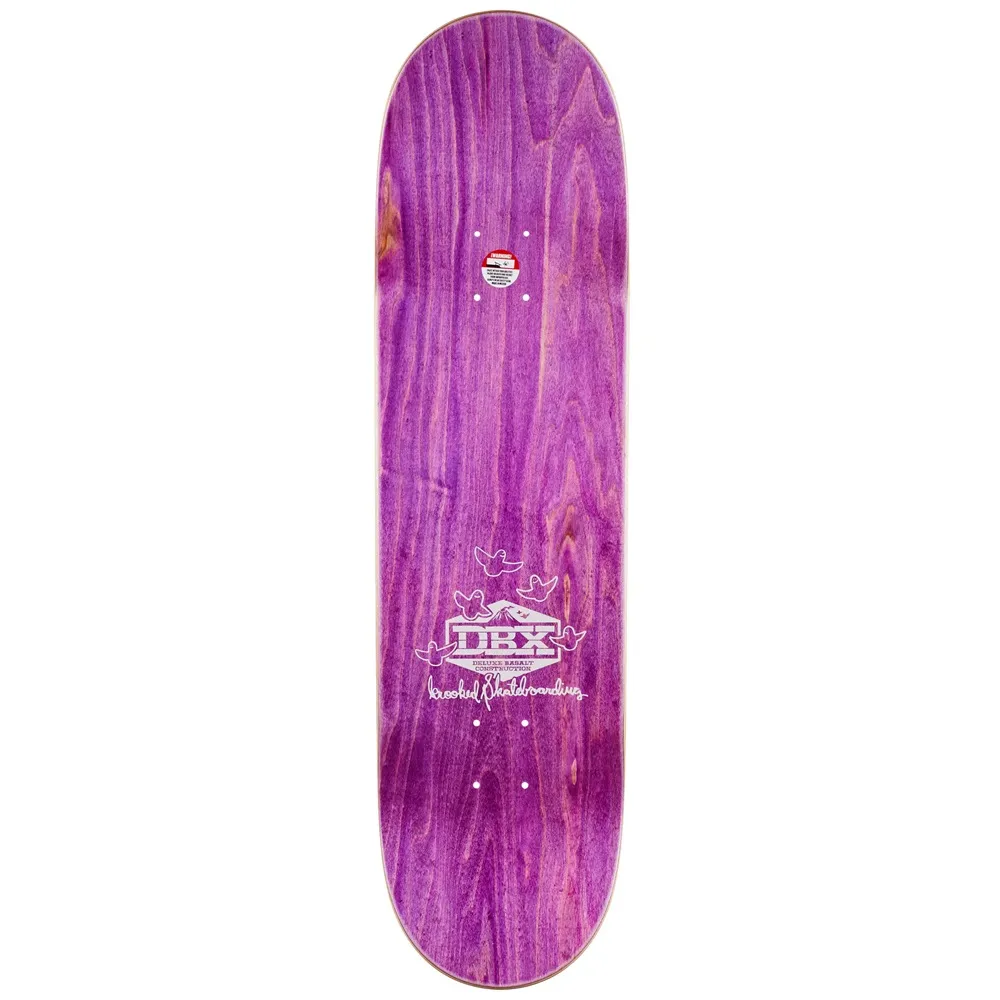 Krooked DBX Eyes Wine 8.5 Skateboard Deck