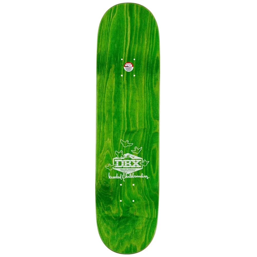 Krooked DBX Eyes Light Green 8.25 Skateboard Deck