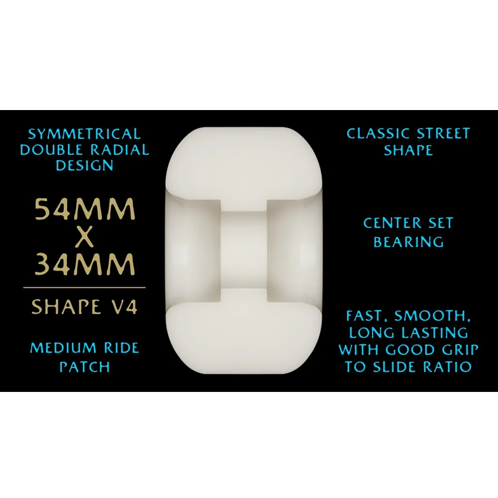 Powell Peralta Dragons Symmetrical 97A 54mm x 34mm Skateboard Wheels