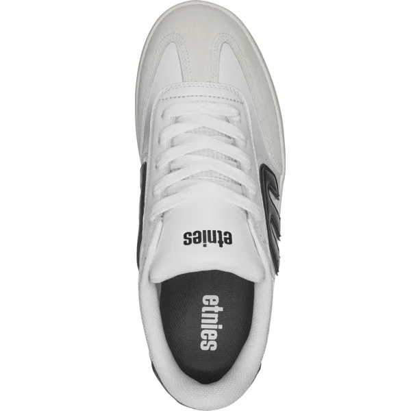 Etnies Locut White Black Green Mens Skate Shoes