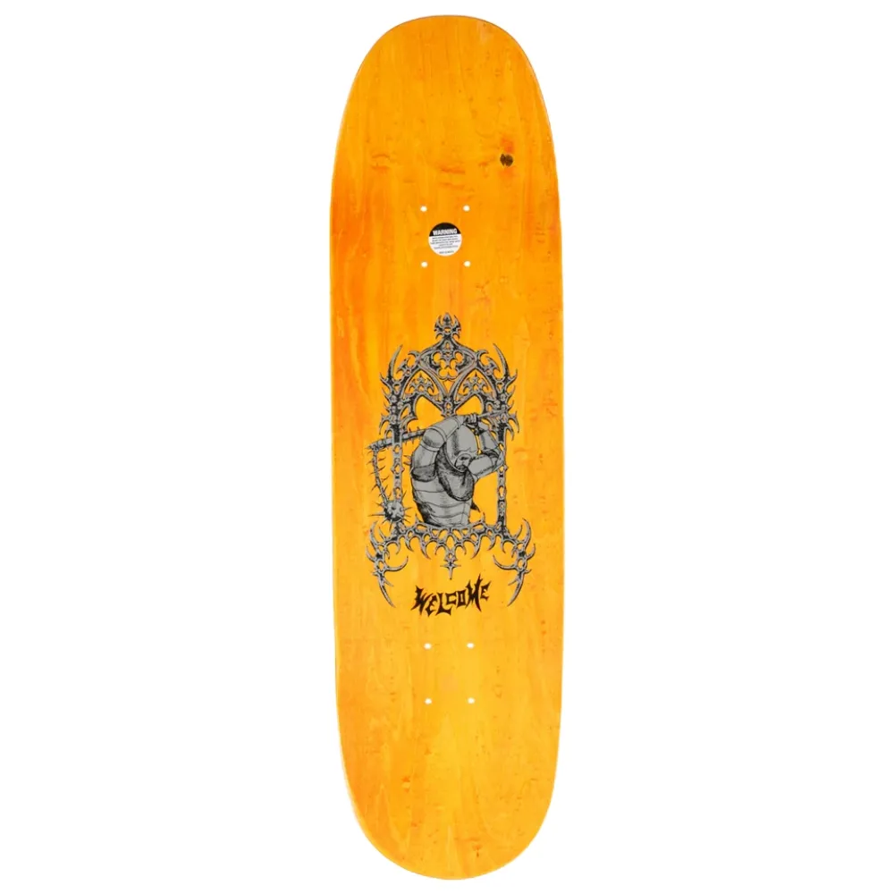 Welcome Paladin On Baculus 2 Purple Gold Foil 9.0 Skateboard Deck