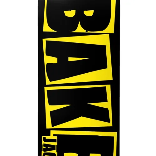 Baker Jacopo Brand Logo Danger Yellow 8.0 Skateboard Deck