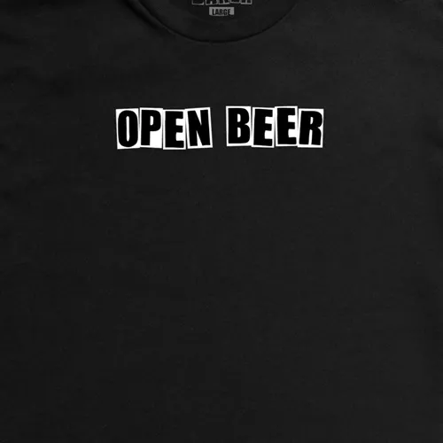 Baker Open Beer Black T-Shirt