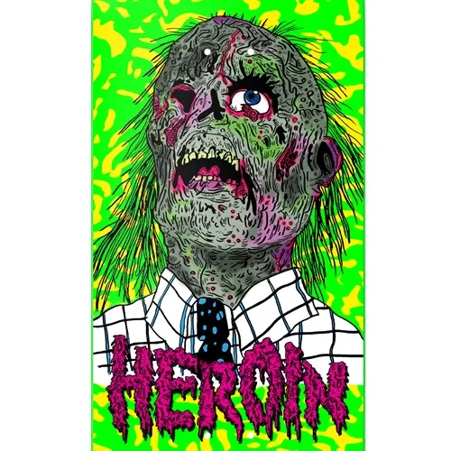 Heroin Dead Dave Dead Head 10.125 Skateboard Deck