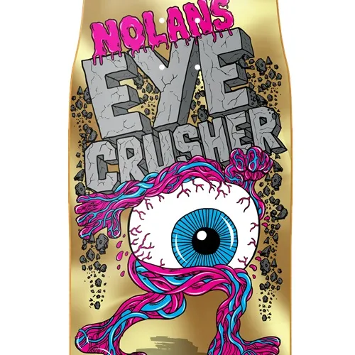 Heroin Nolan Houghton Eye Crusher 10.0 Skateboard Deck