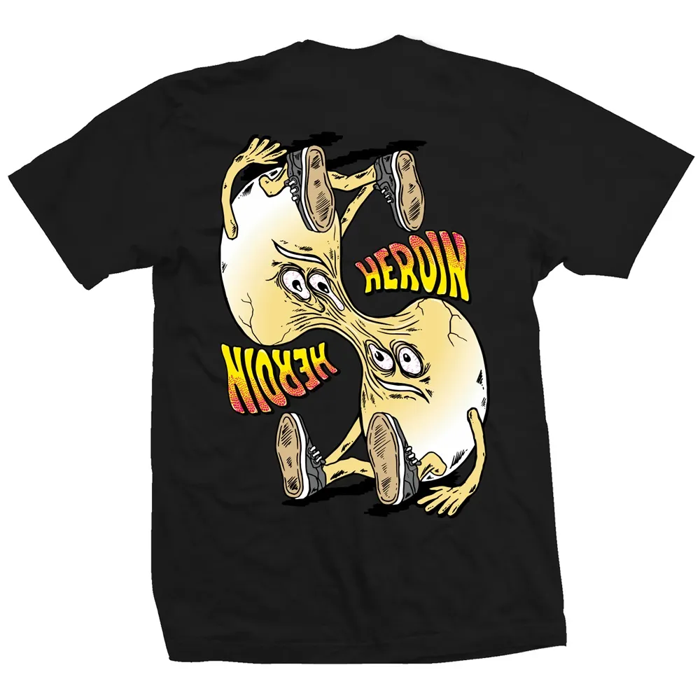 Heroin Merged Black T-Shirt