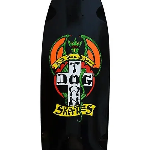 Dogtown Red Dog OG 70s Classic Black Dip 9.0 Skateboard Deck