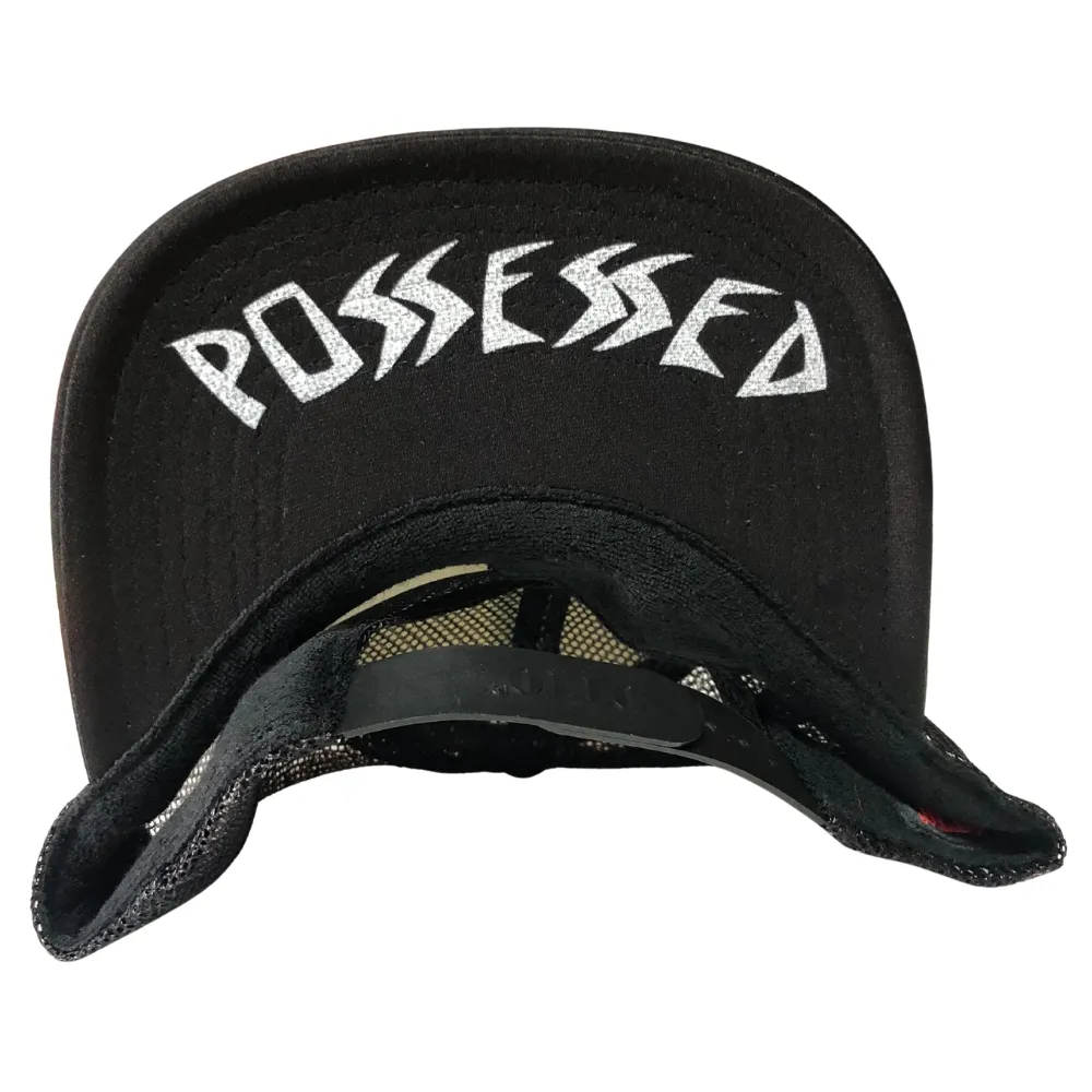 Dogtown Suicidal Skates Tendencies Possessed Flip Mesh White Black Hat