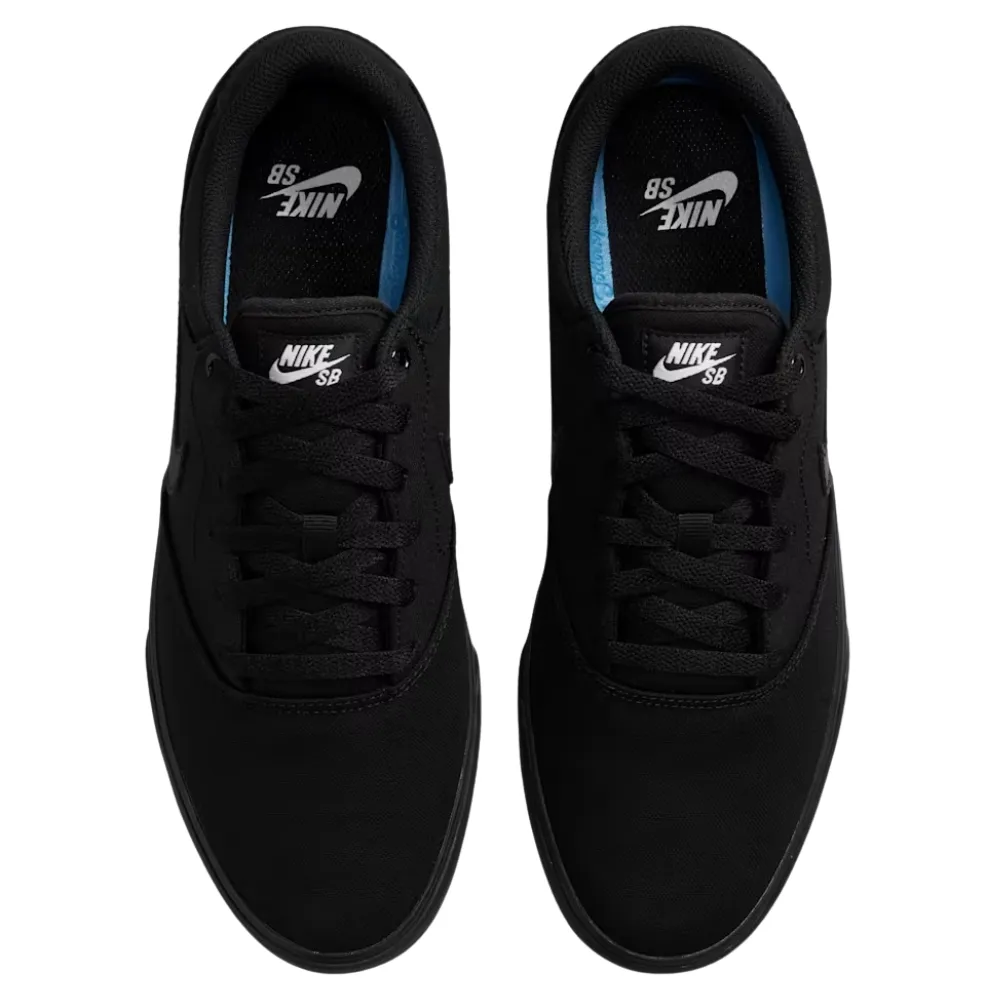 Nike SB Chron 2 Canvas Black Black Black Mens Skate Shoes