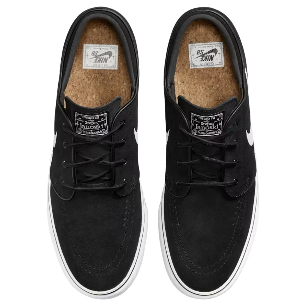 Nike SB Zoom Janoski OG+ Black White Mens Skate Shoes