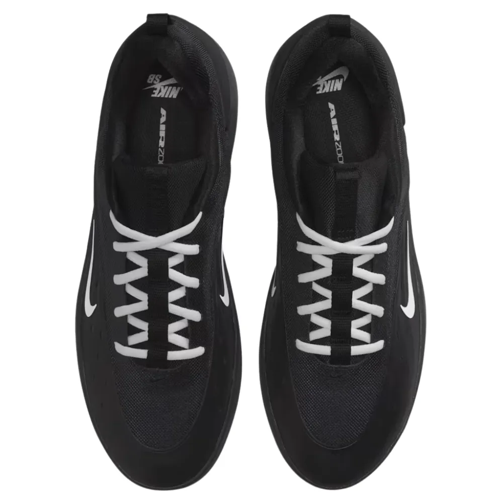 Nike SB Zoom Nyjah 4 Black White Mens Skate Shoes