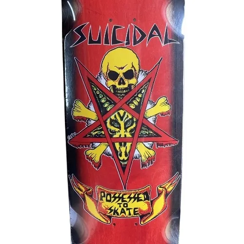 Dogtown Suicidal Skates Possessed To Skate Pool Red 8.75 Skateboard Deck