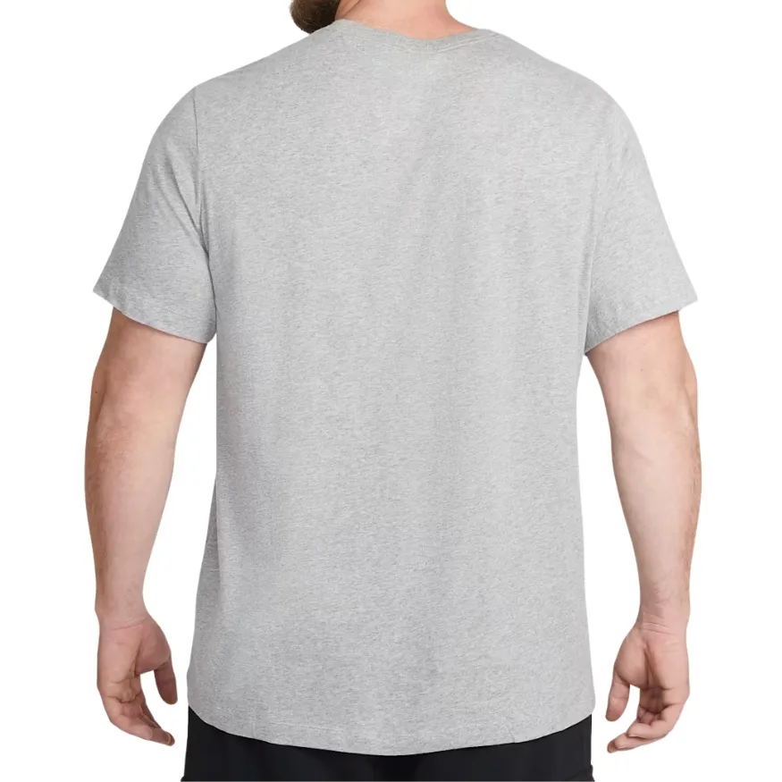 Nike Sportswear Club Dark Heather Grey Black T-Shirt