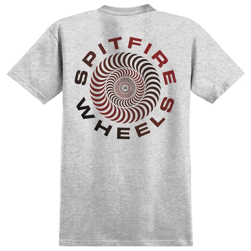 Spitfire Classic 87 Swirl Fade Ash T-Shirt