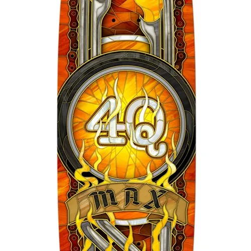 Real Max Schaff 4Q Cathedral 9.1 Skateboard Deck