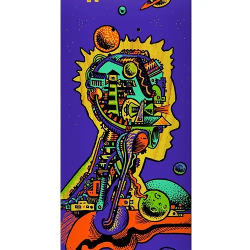 Real Zion Artificial True Fit Purple 8.38 Skateboard Deck