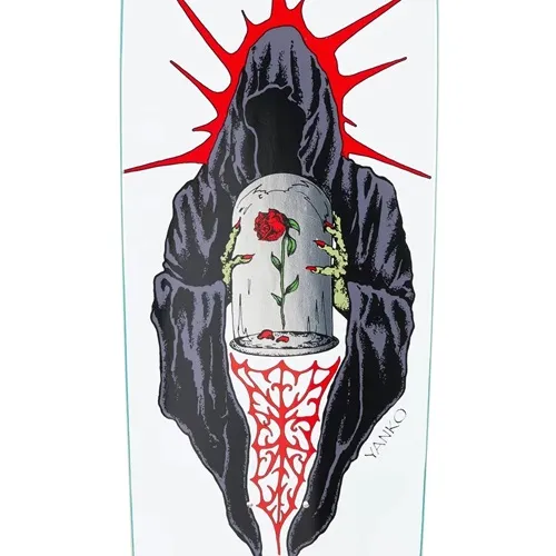 Welcome Jake Yanko Wilted On Panther White 9.0 Skateboard Deck