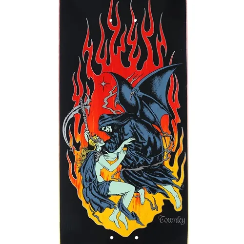 Welcome Ryan Townley Evermore On Enenra Black Fire Stain 8.5 Skateboard Deck