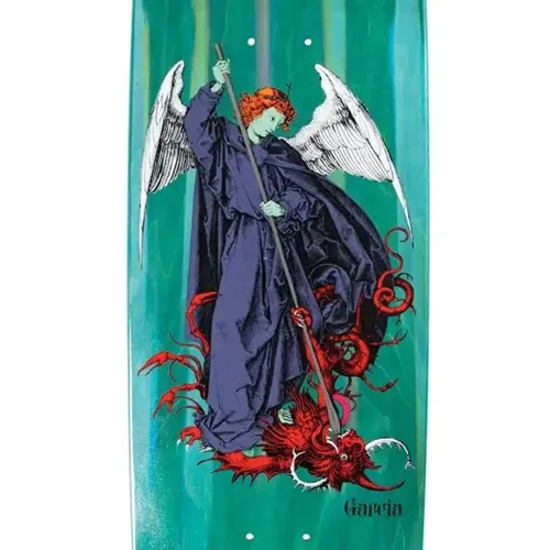 Welcome Nick Garcia Spear On Son Of Boline Teal Prism Foil 8.8 Skateboard Deck