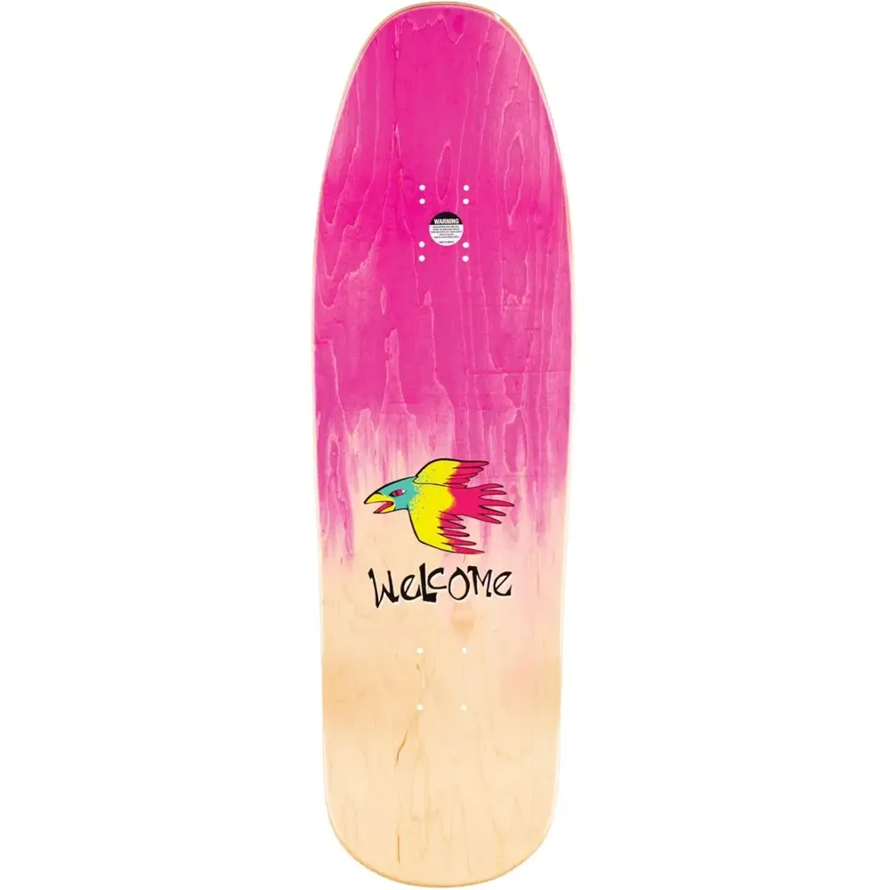 Welcome Chris Miller Animal Kingdom On Gaia Pink Natural 9.6 Skateboard Deck