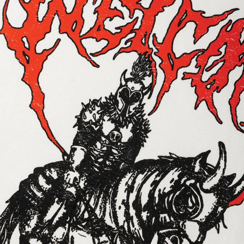 Welcome Skateboards Relic Boxy Garment Dyed White T-Shirt