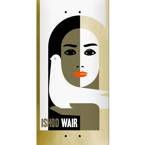 Real Ishod Peace LTD Foil Gold 8.25 Skateboard Deck