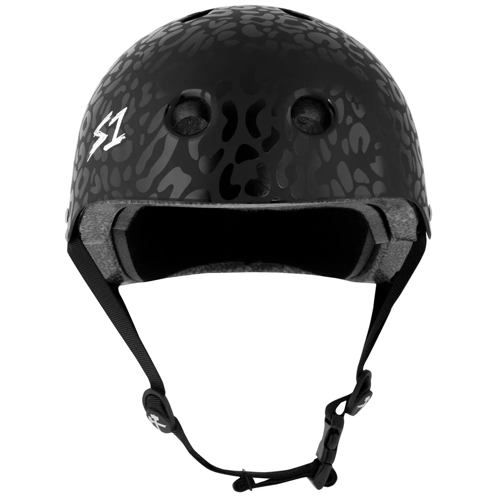 S1 S-One Lifer Certified Black Leopard Hosoi Helmet