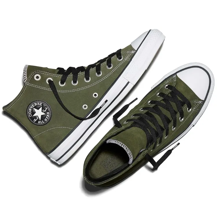 Converse Chuck Taylor All Star Pro Suede High Top Good Natured Black White Shoes