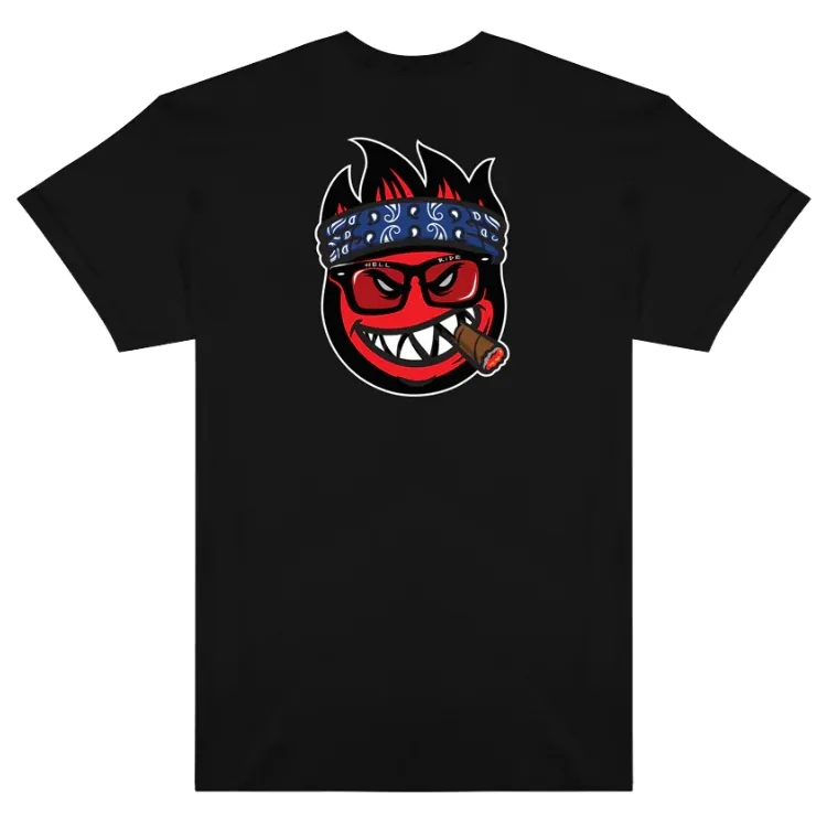 Thrasher X Spitfire Big Head Jake Black T-Shirt