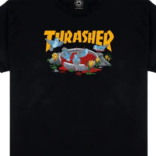 Thrasher Blood Bath Black T-Shirt