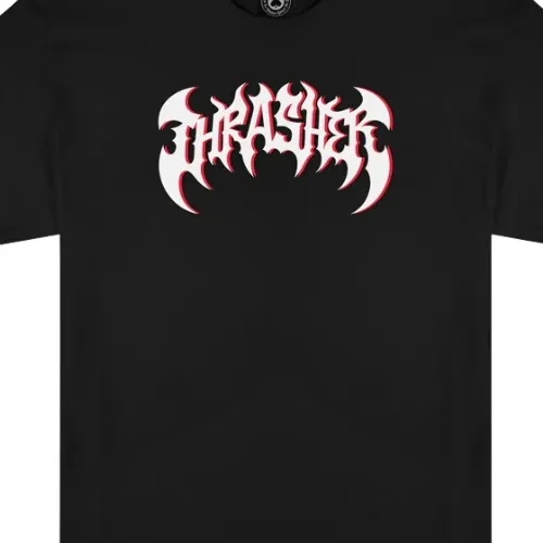 Thrasher Heavy Metal Black T-Shirt