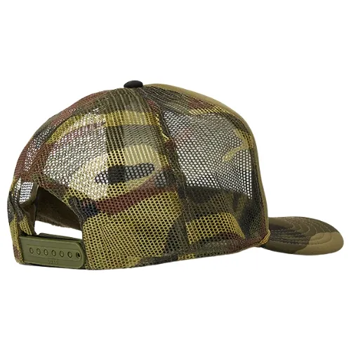 Thrasher X Spitfire Thrash & Burn Camo Trucker Hat