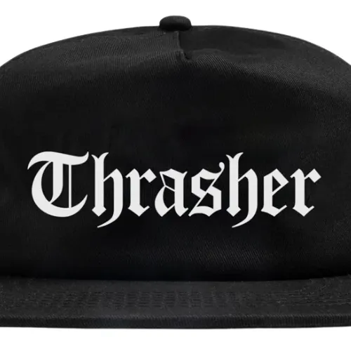 Thrasher X Spitfire End Oath Black Snapback Hat