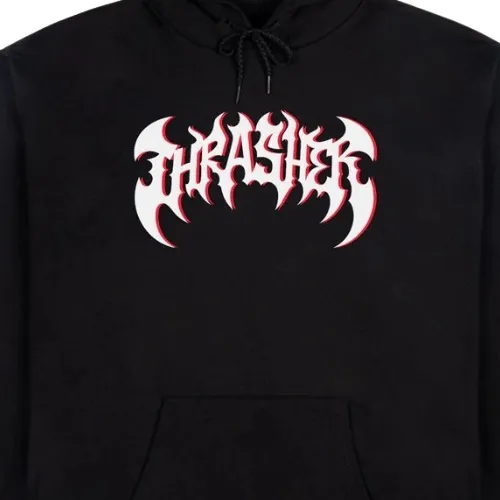 Thrasher Heavy Metal Black Hoodie