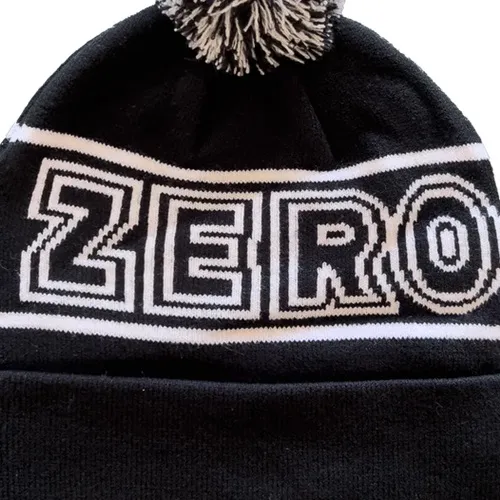Zero Bold Black Bom Beanie