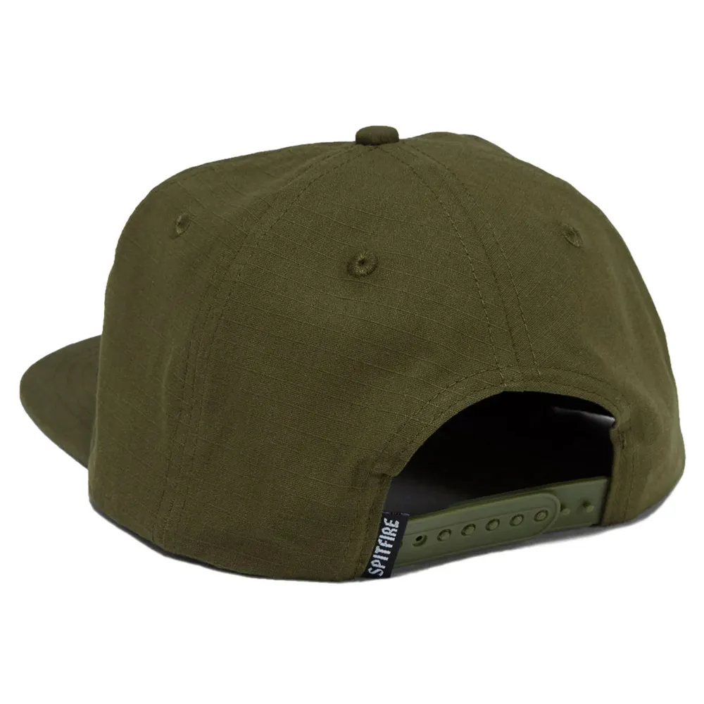 Spitfire Molotov Script Olive Black Hat