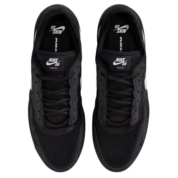 Nike SB PS8 Black Black Black White Mens Skate Shoes