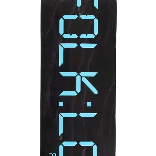 Folklore Warm Press Clock Blue 8.25 Skateboard Deck