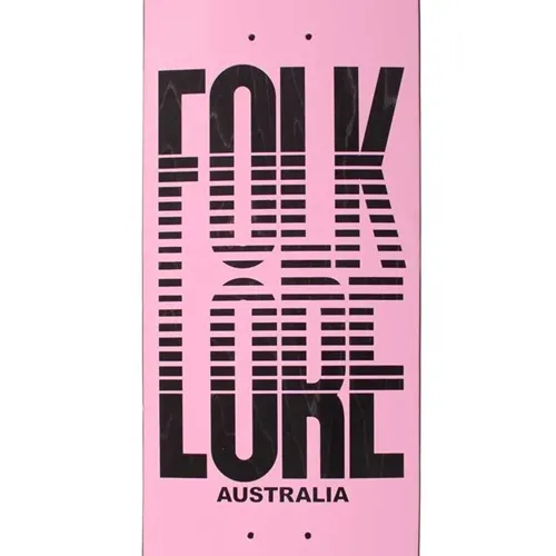 Folklore Warm Press Fade Pink 7.75 Skateboard Deck