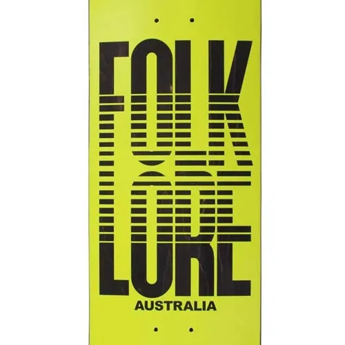 Folklore Warm Press Fade Green 8.5 Skateboard Deck