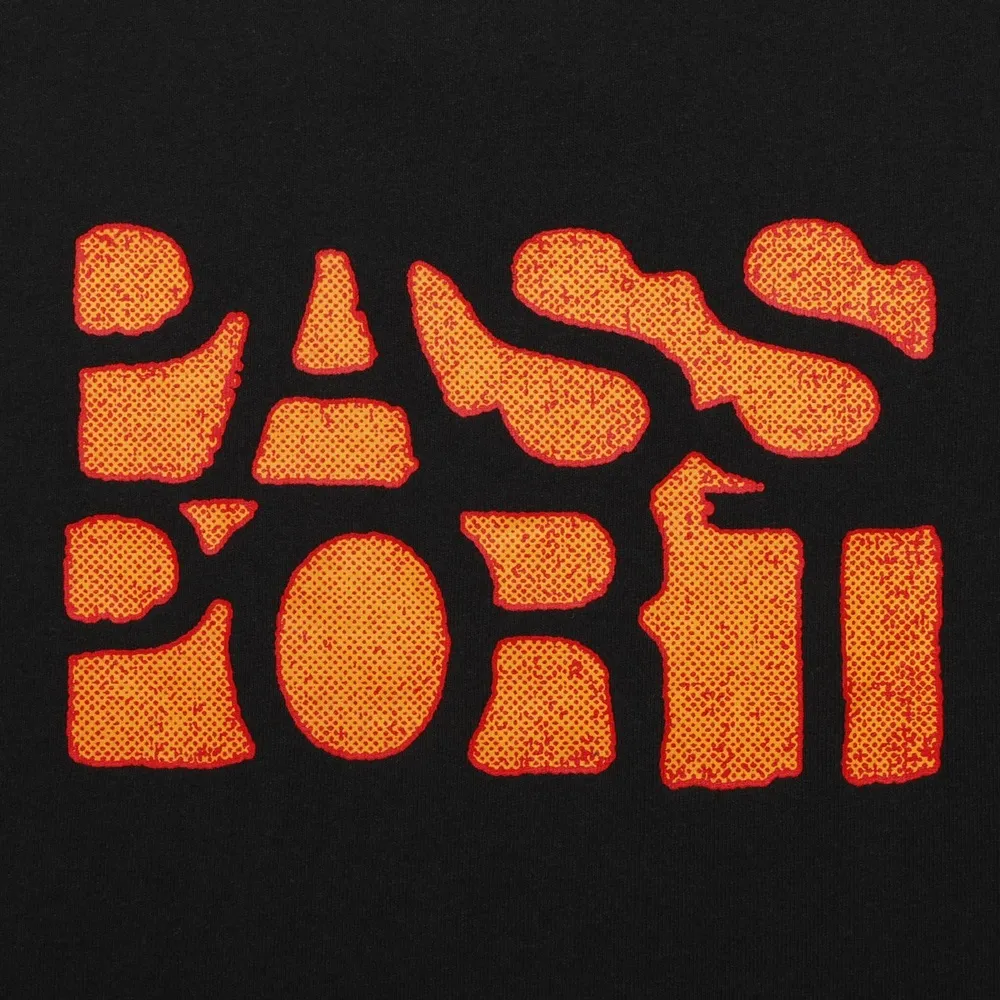 Passport Rough Neg Black T-Shirt