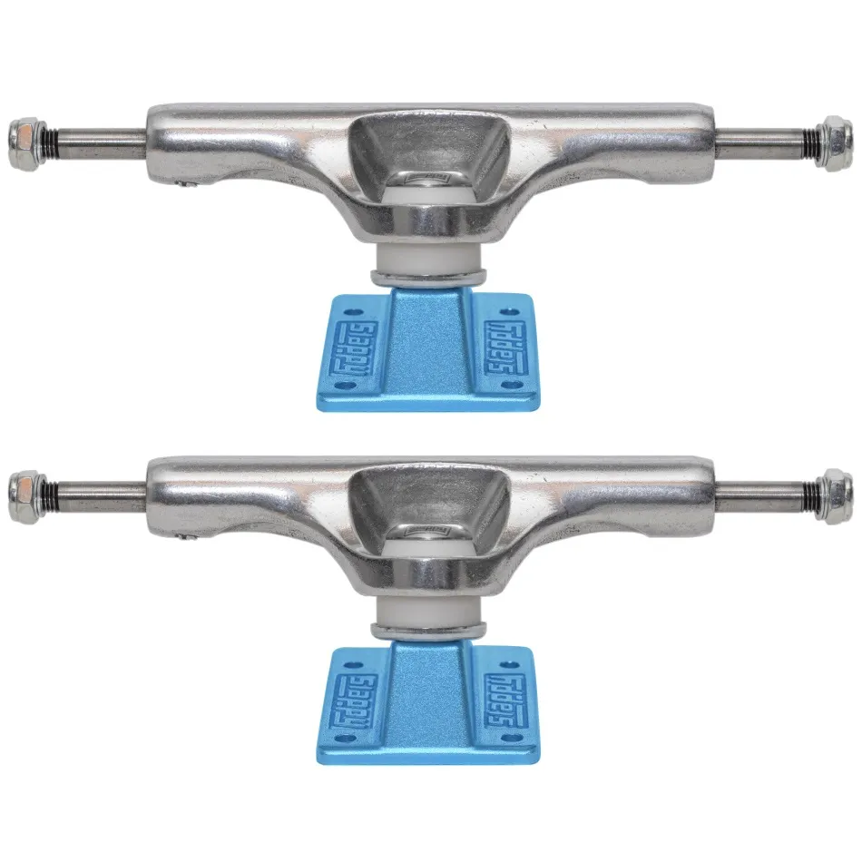 Slappy Inverted Light Ultra Low Light Blue Polished Set Of 2 Skateboard Trucks
