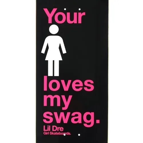 Girl One Off Lil Dre 8.25 Skateboard Deck